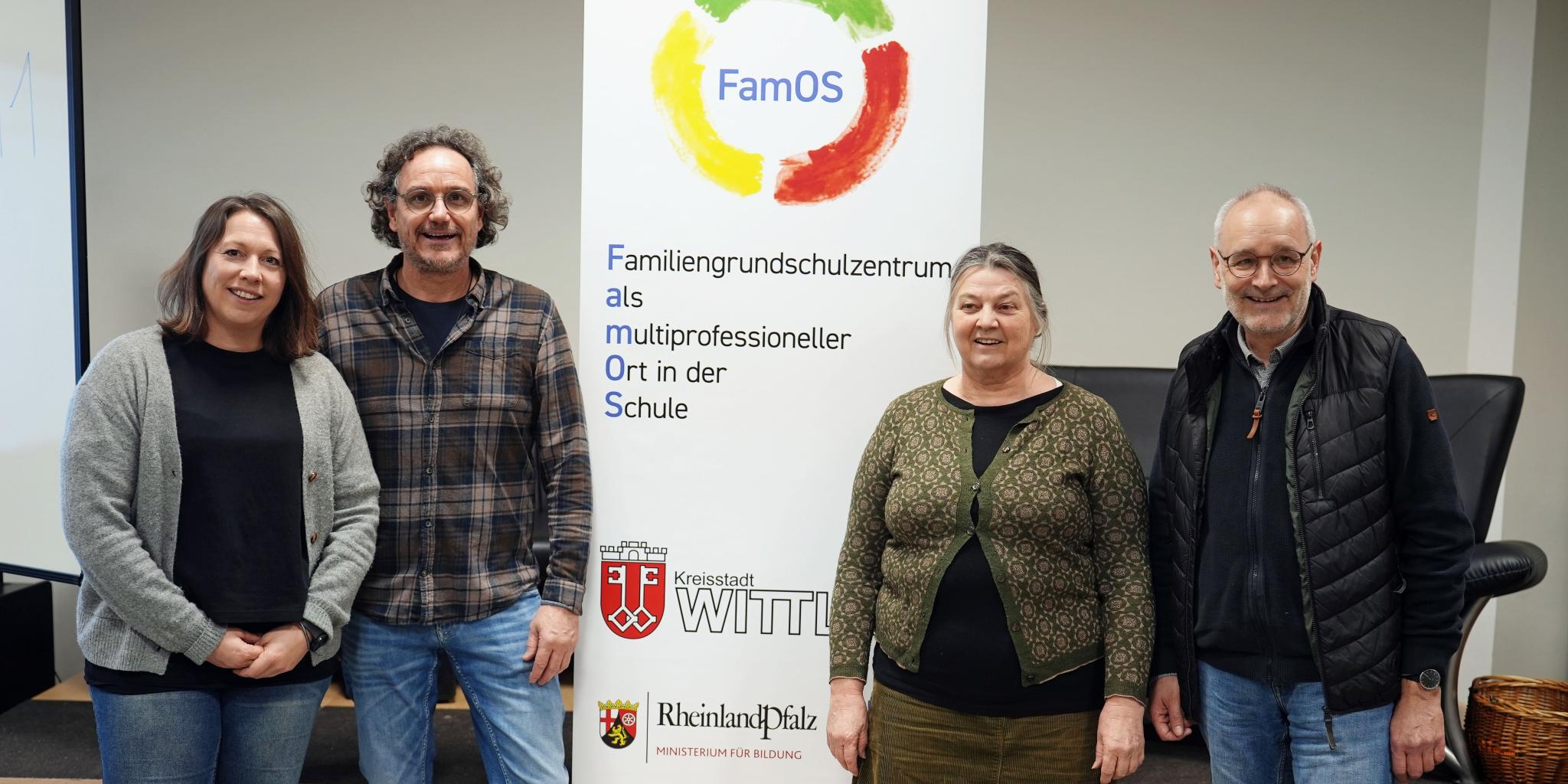 Wollen Kinder stark machen (von links): Anne-Kartin Meeth (Georg-Meistermann-Grundschule), André Rieger (FamOS), Psychologin Christiane Ehlert-Olejnik und Armin Surkus-Anzenhofer (Pastoraler Raum Wittlich)