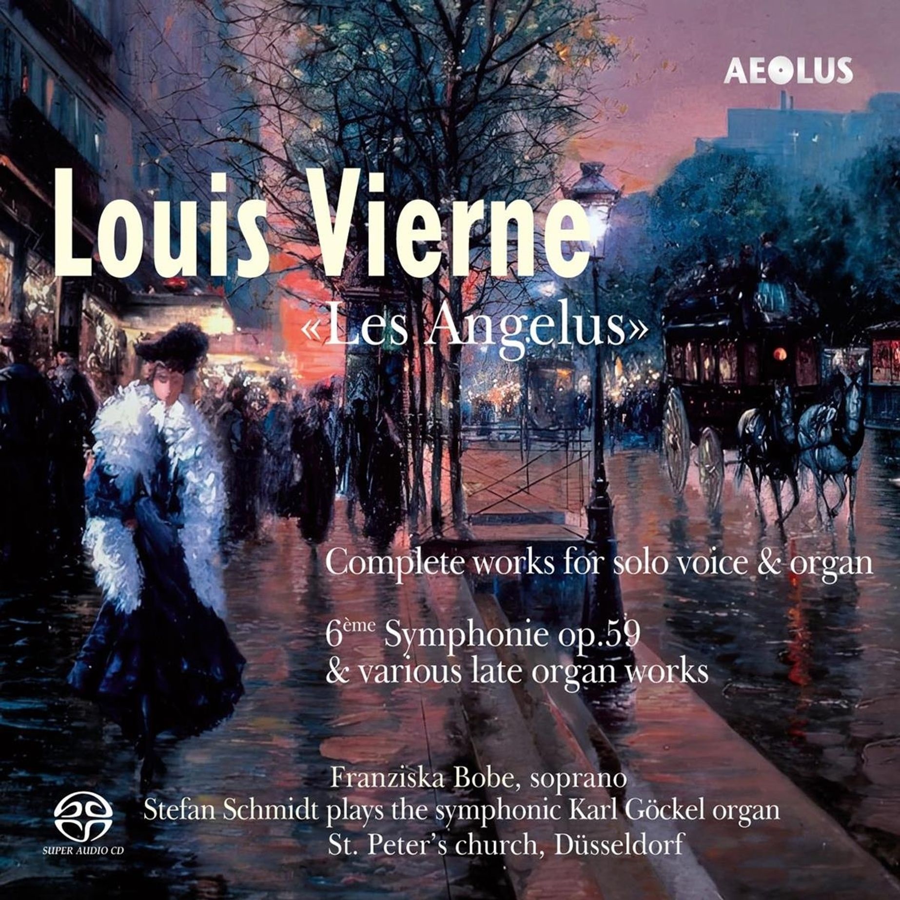 CD-Cover: Vierne, Werke für Sopran und Orgel & Orgelwerke