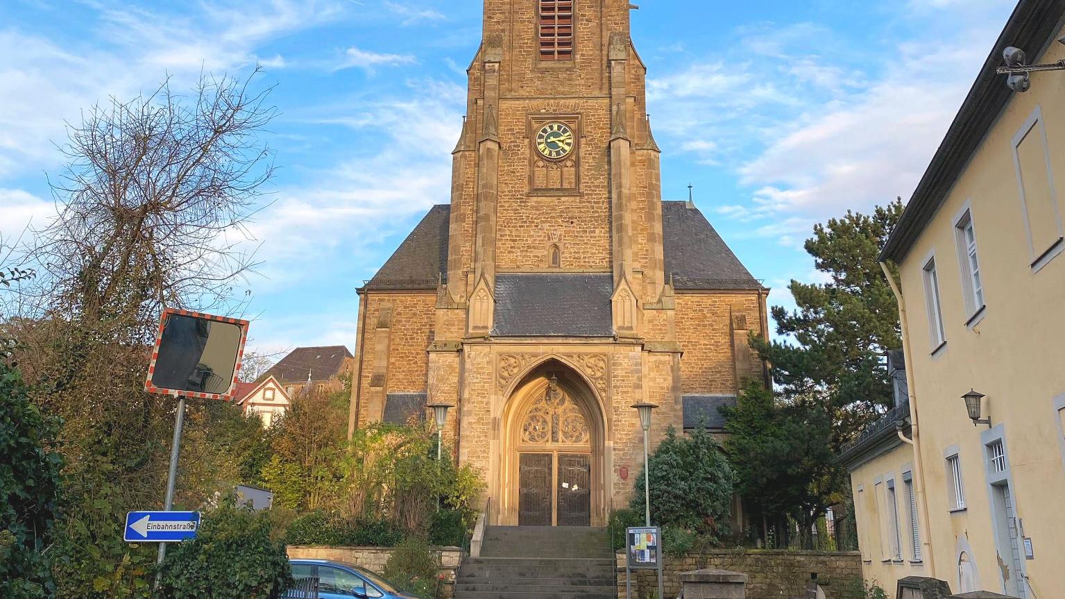 Die katholische Kirche St. Matthäus in Bad Sobernheim.