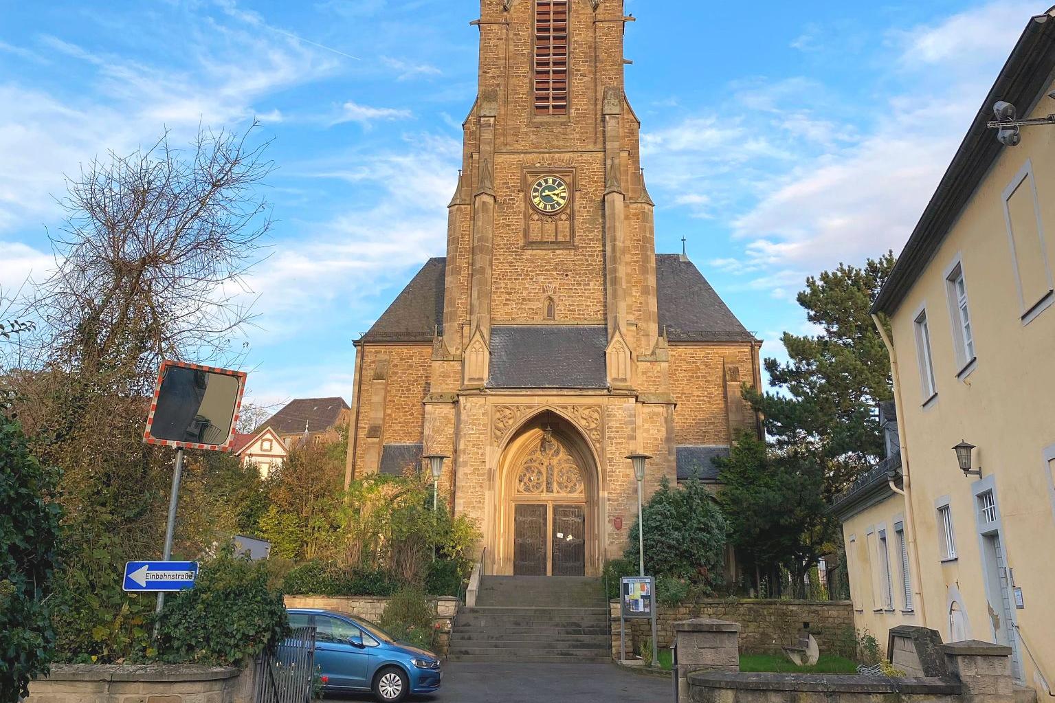 Die katholische Kirche St. Matthäus in Bad Sobernheim.